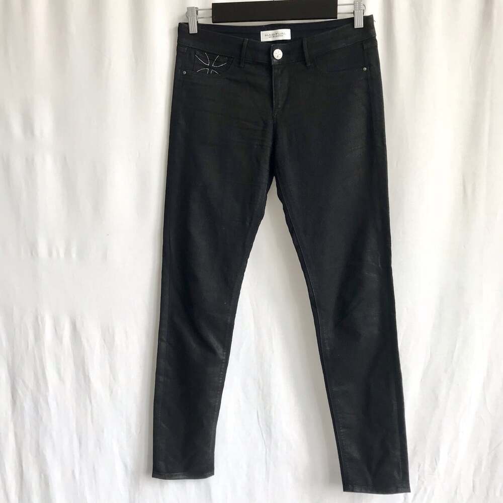 Habitual Onyx Waxy Shiny legging jeans Size 28